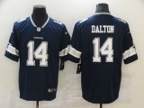 Men's Dallas Cowboys #14 Dalton Blue Vapor Untouchable Limited Jersey