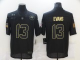 Men's Tampa Bay Buccaneers #13 Evans 2020 Black Salute To Service Limited Jersey