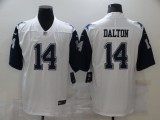 Men's Dallas Cowboys #14 Dalton White Color Rush Limited Jersey