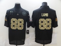 Men's Dallas Cowboys #88 CeeDee Lamb Camo Salute To Service Limited Jersey