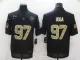 Men's San Francisco 49ers #97 Nick Bosa Black Camo Salute To Service Limited Jersey