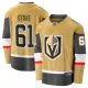 Men's Vegas Golden Knights #61 Stone Gold 2020/21 Alternate Premier Breakaway Jersey