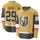 Men's Vegas Golden Knights #29 Fleury Gold 2020/21 Alternate Premier Breakaway Jersey