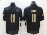 Men's Atlanta Falcons #11 Julio Jones Black Camo Salute To Service Limited Jersey