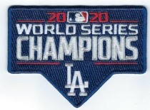 MLB 2020 World Series Champions Patch