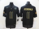 Men's Cardinals #11 Larry Fitzgerald 2020 Black Salute To Service Limited Jersey