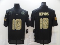 Men's Houston Texans #10 DeAndre Hopkins Black Camo Salute To Service Limited Jersey