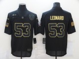 Men's Indianapolis Colts #53 Darius Leonard 2020 Black Salute To Service Limited Jersey