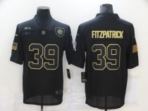 Men's Pittsburgh Steelers #39 Minkah Fitzpatrick 2020 Black Salute To Service Limited Jersey