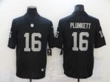 Men's Raiders #16 Plunkett Black Vapor Untouchable Limited Jeresey