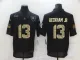 Men's Cleveland Browns #13 Odell Beckham Jr. Black Camo Salute To Service Limited Jersey