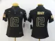 Women Tampa Bay Buccaneers #12 Brady 2020 Black Salute To Service Limited Jersey