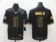 Men's Las Vegas Raiders #11 Henry Ruggs III Black/Gold Salute To Service Limited Jersey
