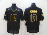 Men's Houston Texans #10 DeAndre Hopkins Black/Gold Salute To Service Limited Jersey