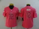 Women Tampa Bay Buccaneers #12 Brady Pink Vapor Untouchable Limited Jersey