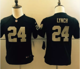 Nike Oakland Raiders #24 Lynch Black Kids Jersey