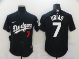 MLB Los Angeles Dodgers #7 Julio Urias Black Game Nike Jersey