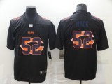 Men's Chicago Bears #34 Walter Payton Black Shadow Logo Limited Jersey
