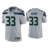 Men's Seattle Seahawks #33 Jamal Adams Grey Vapor Untouchable Limited Jersey