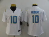 Women Los Angeles Chargers #10 Justin Herbert 2020 Whtite Vapor Untouchable Limited Jersey