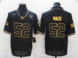 Men's Chicago Bears #34 Walter Payton 2020 Black/Gold Salute To Service Limited Jersey