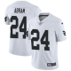 Youth Oakland Raiders #24 Johnathan Abram White Vapor Untouchable Limited Jersey