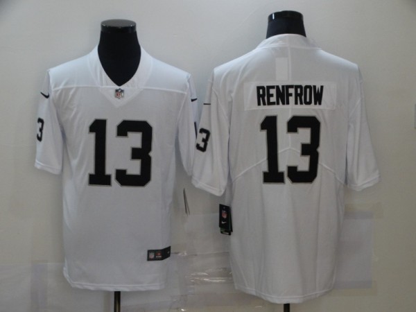 Nike Oakland Raiders #13 Hunter Renfrow White Vapor Untouchable Limited Jersey