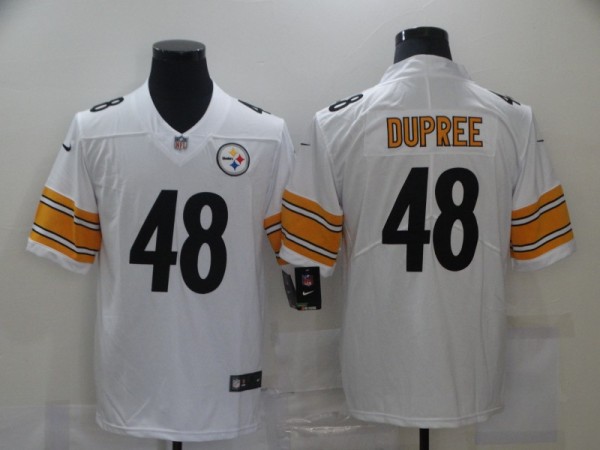 Nike Pittsburgh Steelers #48 Dupree White Vapor Untouchable Limited Stitched Jersey