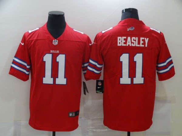 Men's Nike Buffalo Bills #11 Beasley Red Vapor Untouchable Limited Jersey