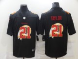 Men's Washington Football Team #21 Sean Taylor Black Shadow Logo Limited Jersey