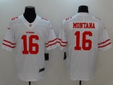 Nike San Francisco 49ers 16 Montana White Vapor Untouchable Limited Jersey