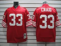 San Francisco 49ers #33 Roger Craig NFL Throwback Red Jersey
