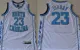 North Carolina Tar Heels Michael Jordan #23 White College Basketball Jersey