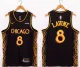 NBA Chicago Bulls #8 Zach Lavine Black Motor City Edition No Little Plans Jersey