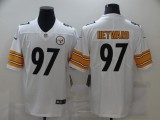 Men's Pittsburgh Steelers #97 Heyward White Vapor Untouchable Limited Jersey