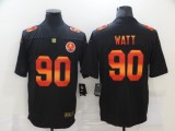 Men's Pittsburgh Steelers #90 T.J. Watt 2020 Black Fashion Limited Jersey