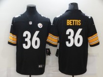 Men's Pittsburgh Steelers #36 Bettis Black Vapor Untouchable Limited Jersey