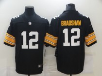 Mens's Pittsburgh Steelers #12 Bradshaw Black Vapor Untouchable Limited Jersey