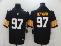 Men's Pittsburgh Steelers #97 Heyward Black Vapor Untouchable Limited Jersey