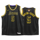 NBA Los Angeles Lakers #5 Talen Horton-Tucker Black 2020 Finals Mamba Jersey