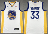 NBA Golden State Warriors #33 James Wiseman White Nike Jersey