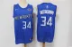NBA Milwaukee Bucks #34 Giannis Antetokounmpo Blue New Uniform 2020-2021City Edition Jersey