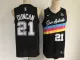NBA San Antonio Spurs Black #21 Tim Duncan 2020 Black City Edition Jersey