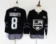 NHL Los Angeles Kings #8 Drew Doughty Black 100th Anniversary Adidas Jersey