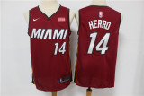 NBA Miami Heat #14 Tyler Herro City Edition Red Jersey