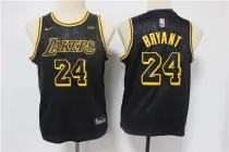 Youth NBA Los Angeles Lakers #24 Kobe Bryant Black Nike Jersey