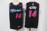 NBA Miami Heat #14 Tyler Herro City Edition Black Jersey