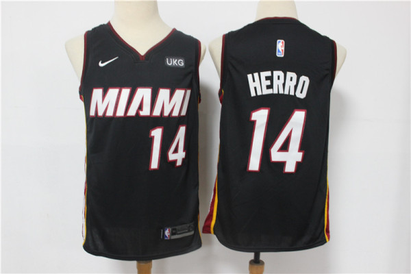 NBA Miami Heat #14 Tyler Herro City Edition Black Jersey