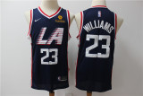 NBA Clippers #23 Williams Navy City Edition Swingman Nike Men Jersey