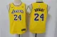Youth NBA Los Angeles Lakers #24 Kobe Bryant Yellow Nike Jersey